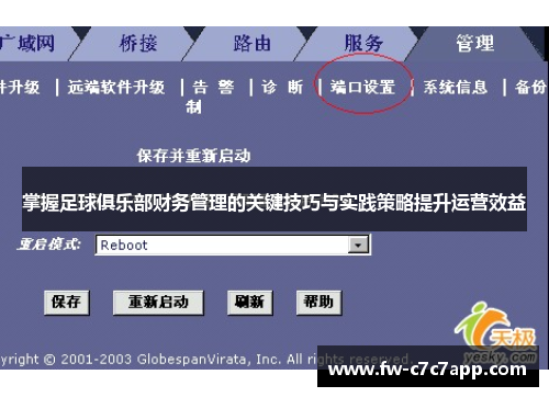 掌握足球俱乐部财务管理的关键技巧与实践策略提升运营效益