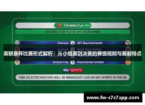 英联赛杯比赛形式解析:从小组赛到决赛的晋级规则与赛制特点 英联赛杯比赛形式解析:从小组赛到决赛的晋级规则与赛制特点